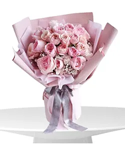 WINSOME 15 PINK ROSE BOUQUET